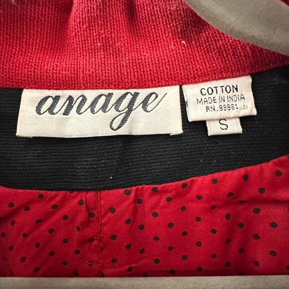 Vintage Anage Women's Small Jacket Hot Air Balloon Design Embroidered Sequins - Picture 9 of 13